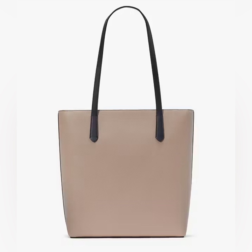 Kate Spade New York Daily Tote Zip Shoulder Bag Toasted Hazelnut Multi Leather - Picture 3 of 11